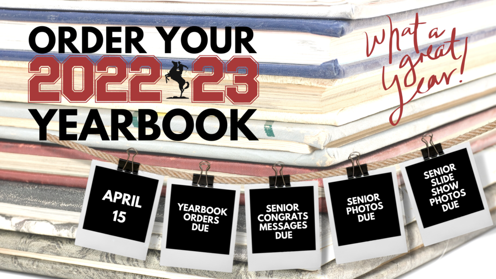 Order Yearbook & Submit Photos for 2023 Yearbook