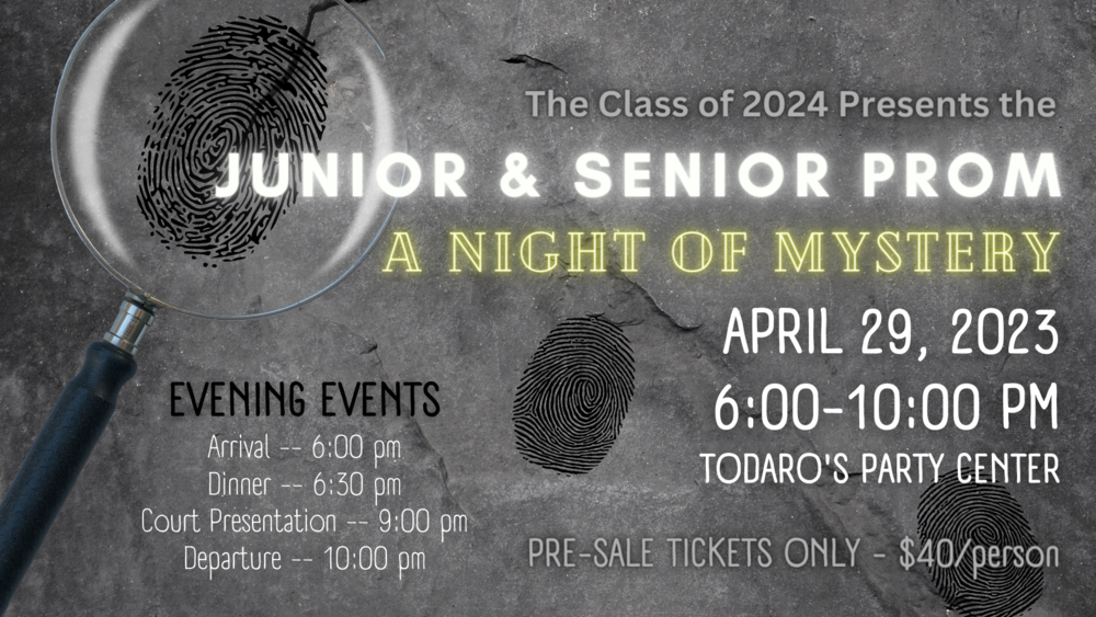 Junior-Senior Prom 2023 Information