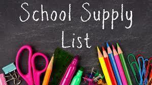 School Supply Clipart Picture of Supplies