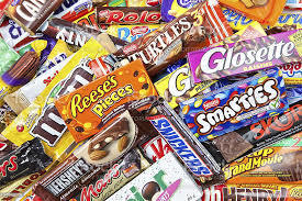 Variety of candy