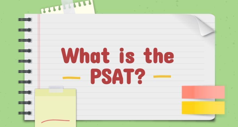 Picture of first slide presentation of "What is the PSAT"