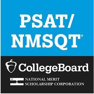 blue and black background with white writing  for PSAT NMSQT College Board 