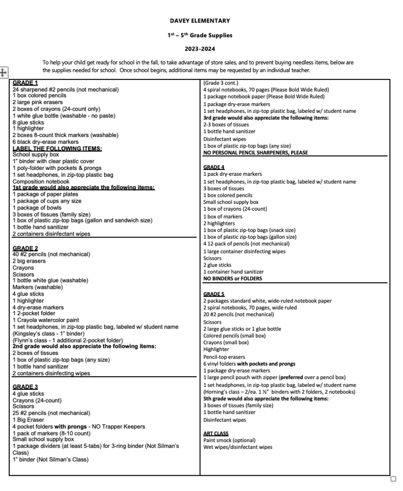 2023-2024-supply-list-grades-1-5-davey-elementary
