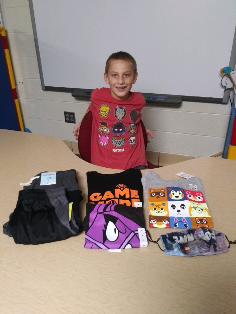 student with gifts